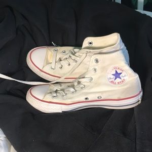 White high top converse